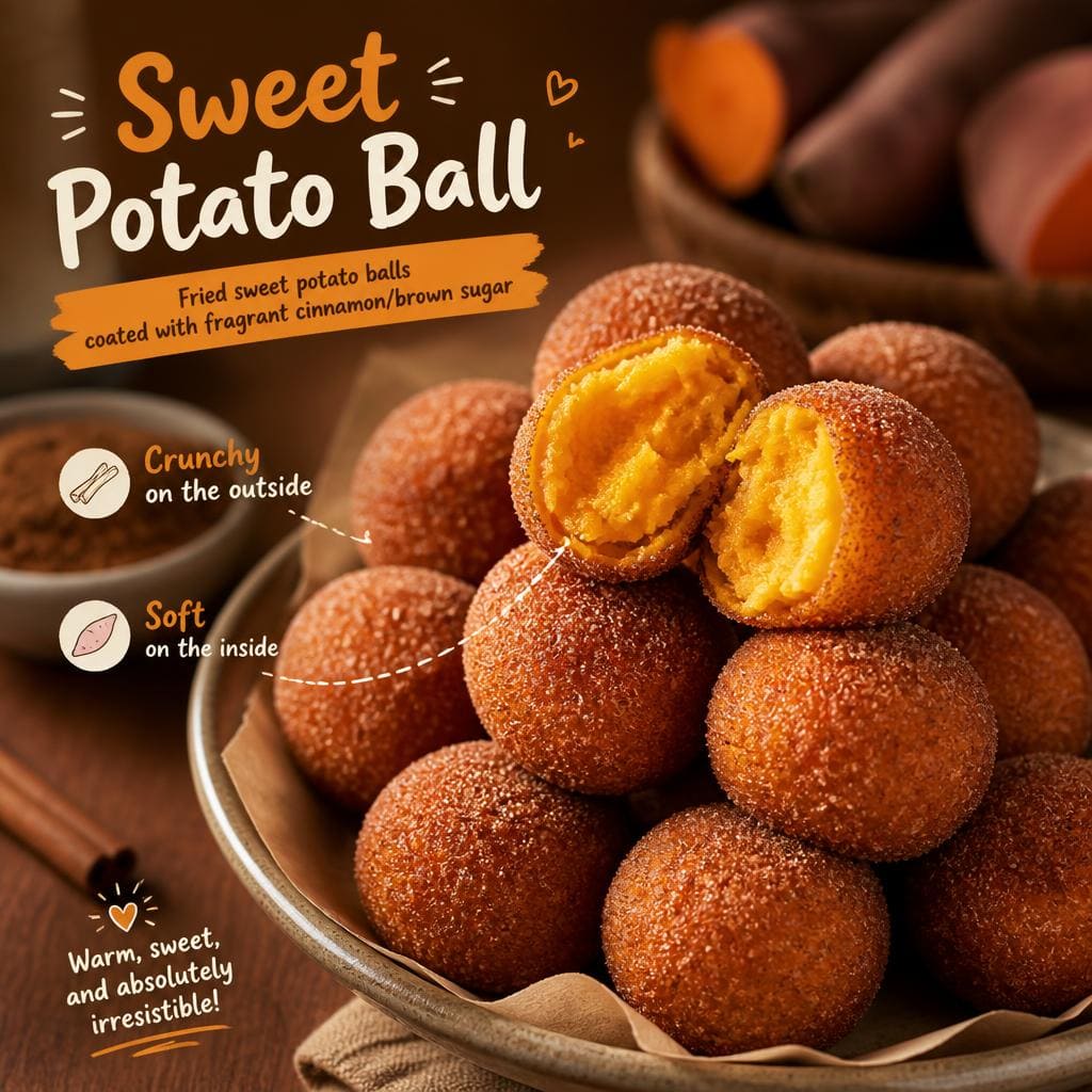 Sweet Potato Ball Yakiniku Like